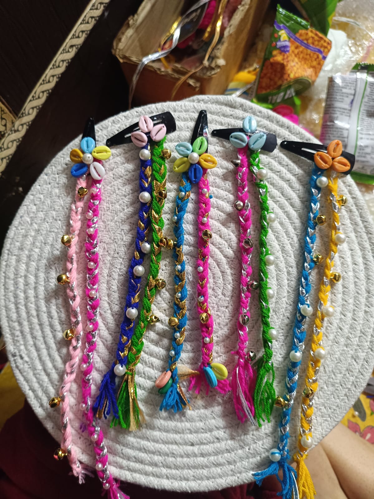 Daisy Meadow Knit Headband